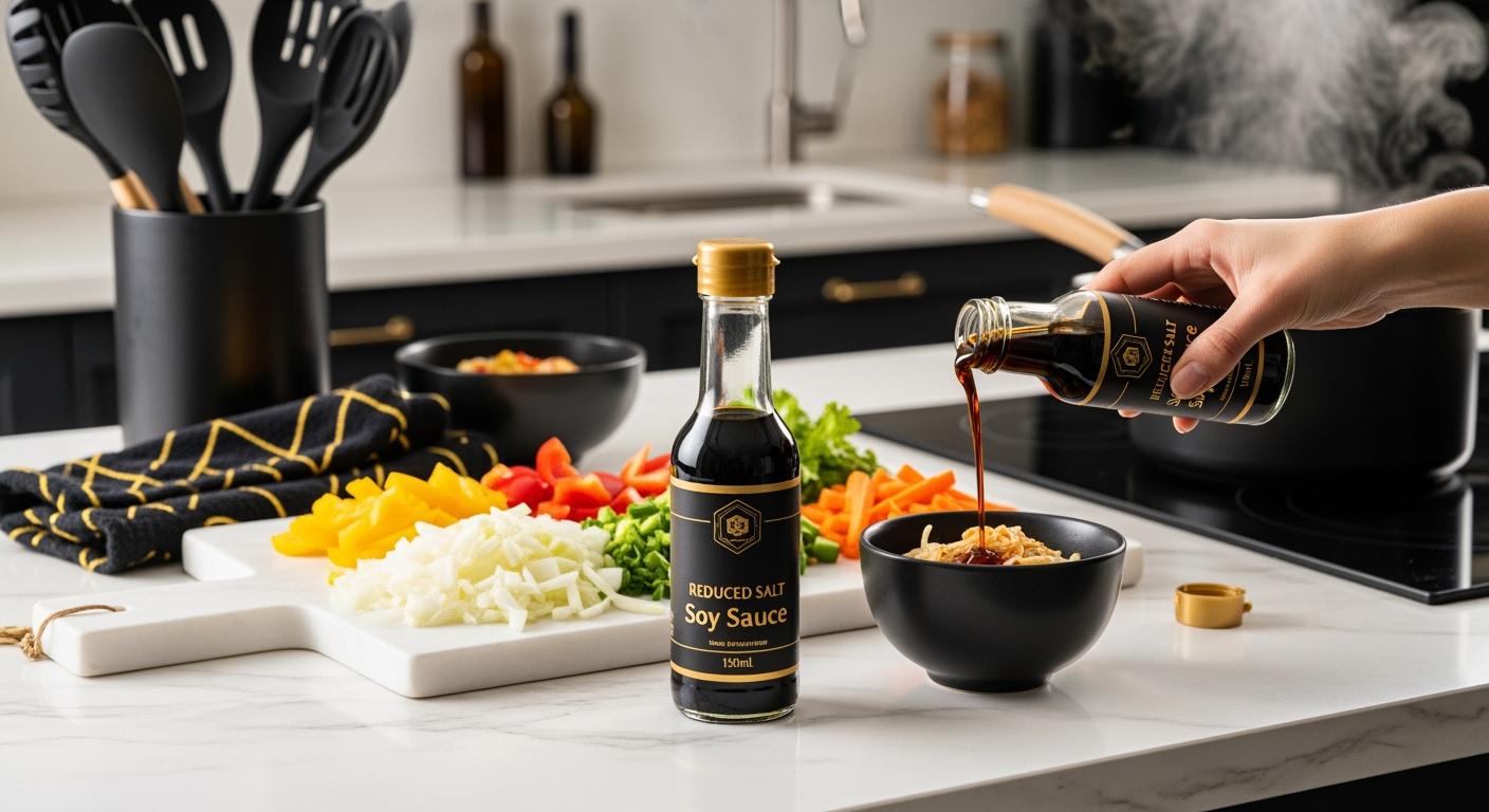 Lo que aprendí al usar salsa de soja baja en sal (150 ml) en la cocina diaria.