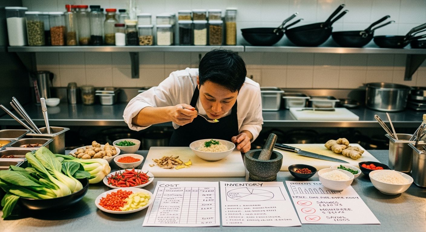 Cómo los restaurantes asiáticos pueden reducir los costos de los alimentos sin sacrificar el sabor.