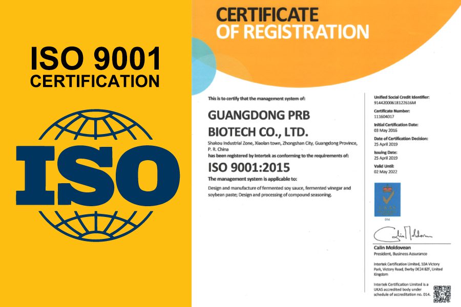 ISO 9001 Certification